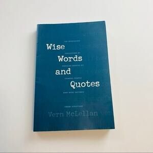 Wise Words & Quotes Book